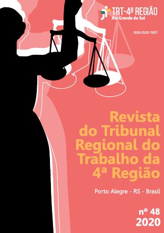 Capa de fundo vermelho claro com imagem da deusa da justiça na cor preta.