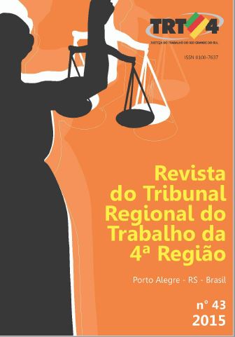 Capa de fundo laranja com imagem da deusa da justiça na cor preto.