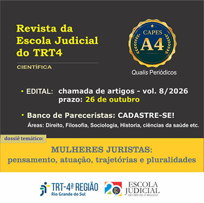 Edital Revista EJud4 Volume 8 2026